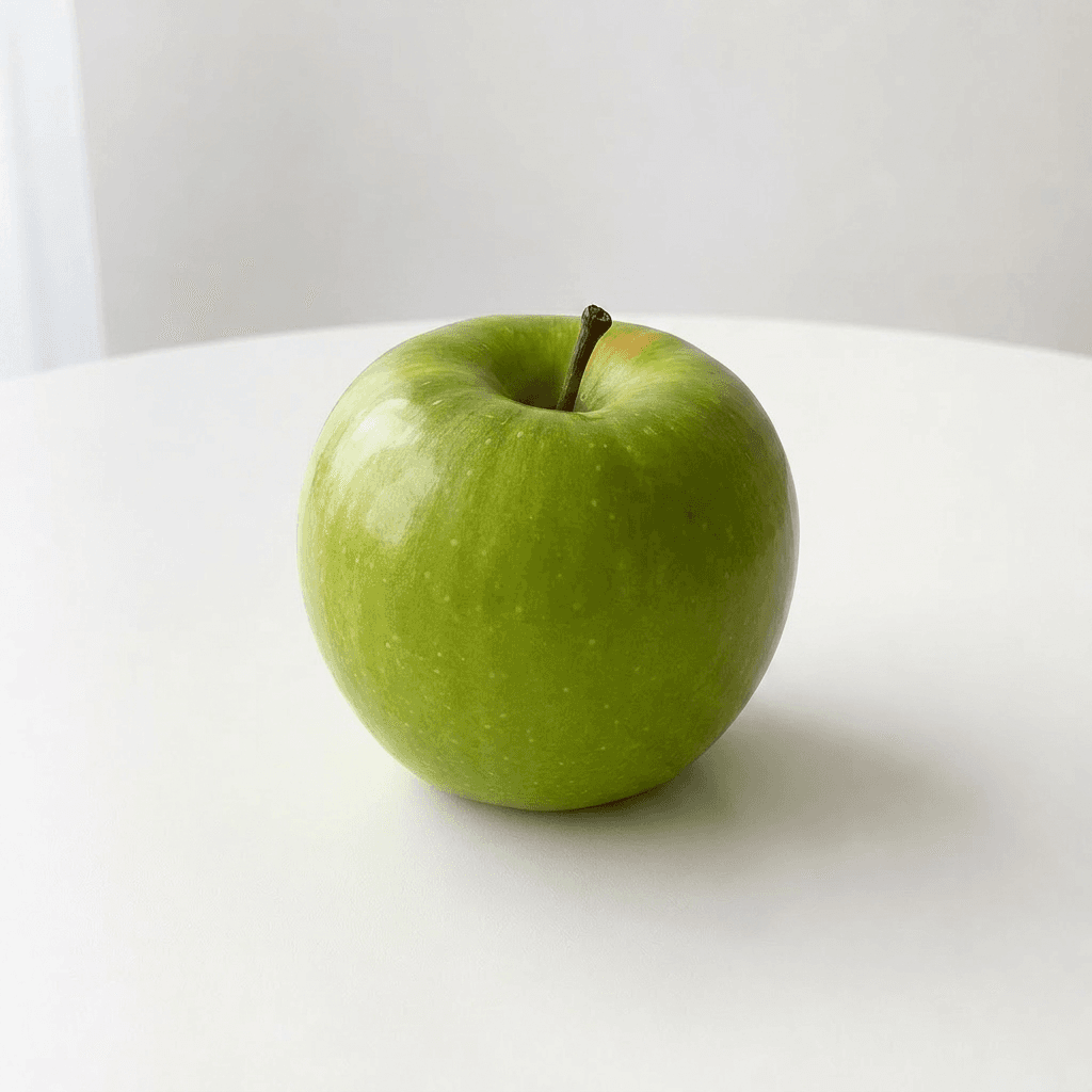 Edited green apple