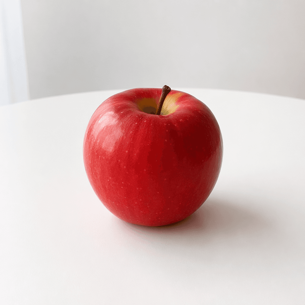 Mit gpt-image-2 generierter roter Apfel