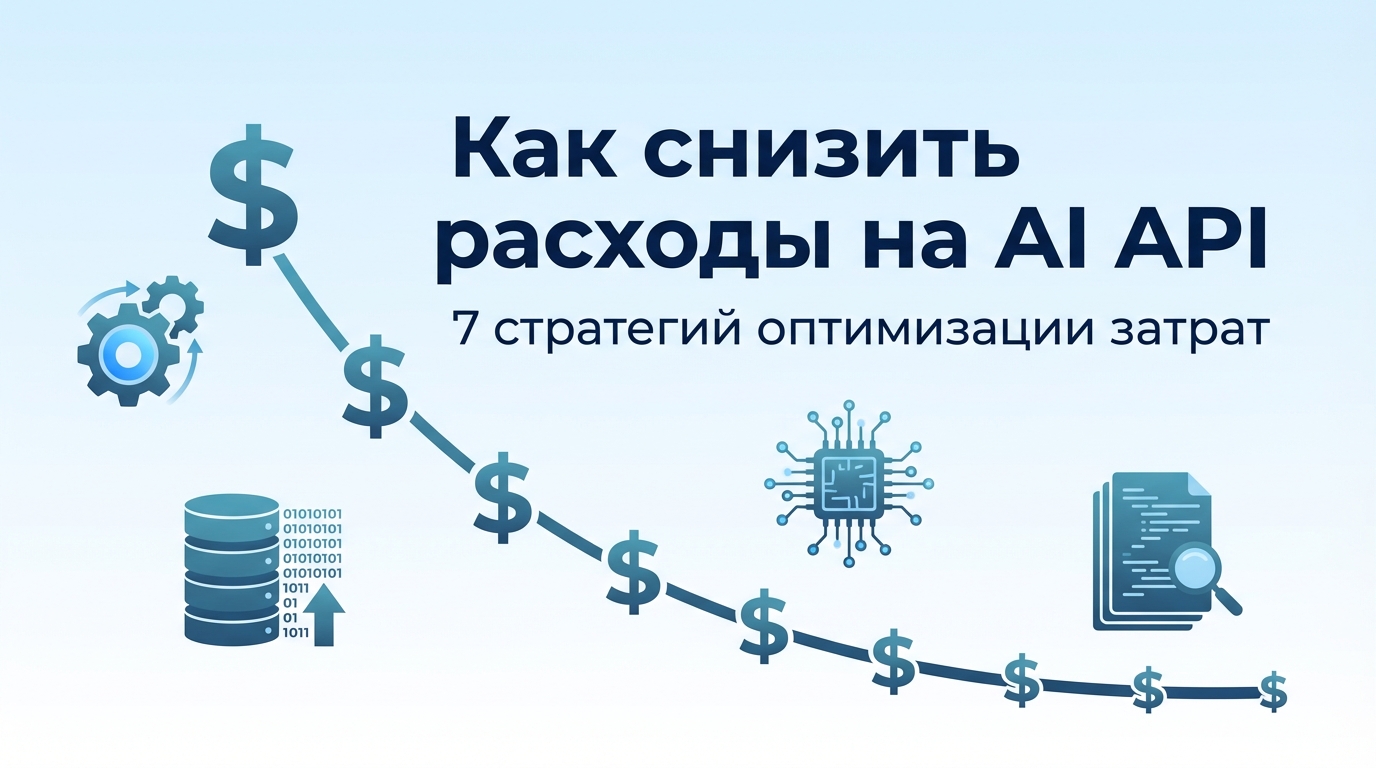 Как снизить расходы на AI API? 7 проверенных стратегий оптимизации ...