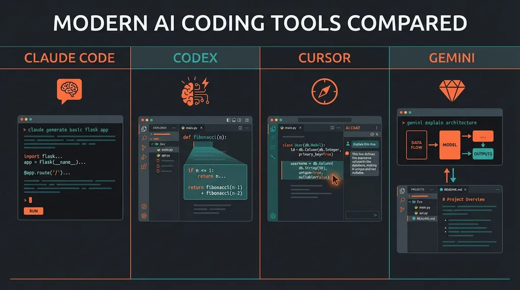 2026 AI 编程工具大横评：Claude Code vs Codex CLI vs Cursor vs Gemini CLI