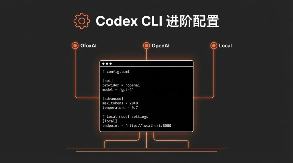 Codex CLI 进阶配置：自定义 API、多模型切换与 config.toml 完全指南（2026）