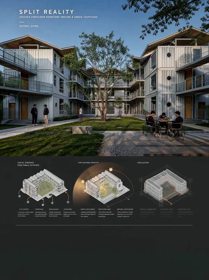 An Architecture Board Assembles from Wireframes