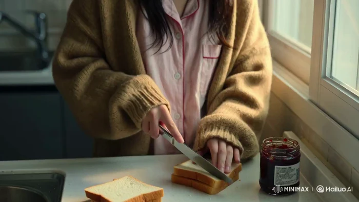 A Sleepy Morning in an Oversized Cardigan