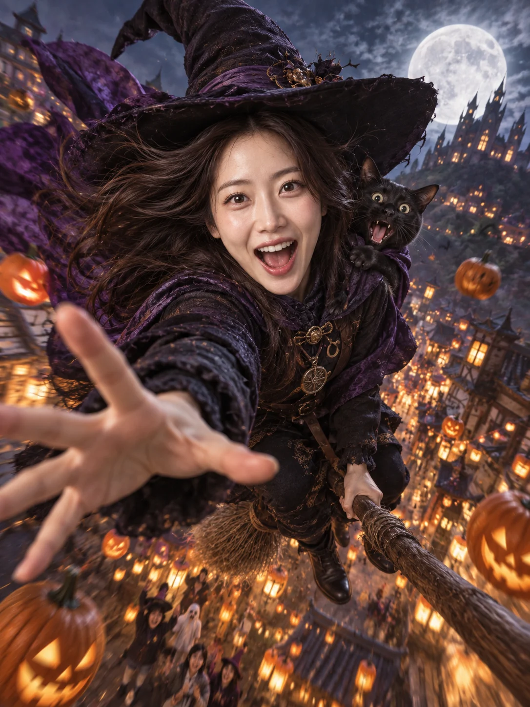 빗자루 전속력 질주!