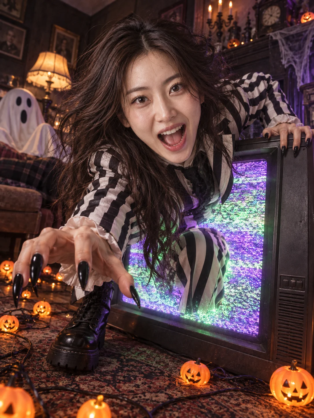 유령 TV 밖으로!