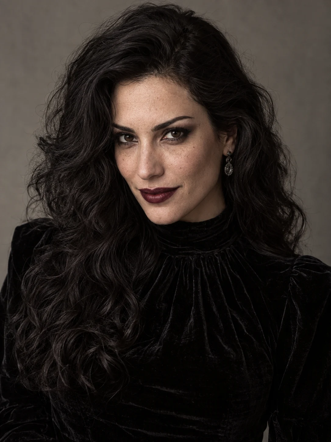 Gothic glamour reference portrait