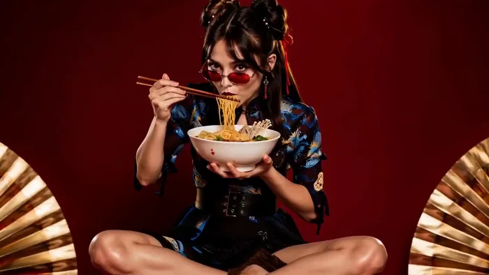 Crimson-studio noodle commercial