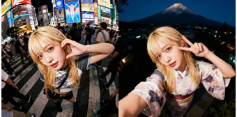First-last frame, "cheese" · 入力