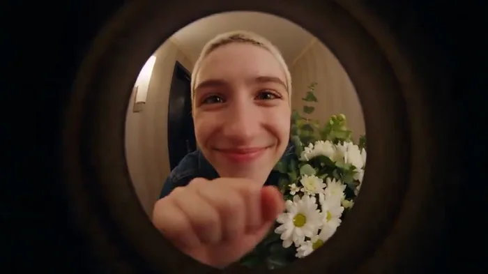Three doorstep visits through a peephole