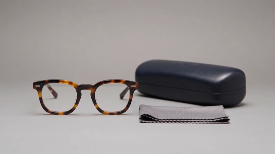 Tortoiseshell eyeglasses, a published case carried 12 seconds further · 開始フレーム · 锚点帧(源片 case 1011 的倒数第二帧)
