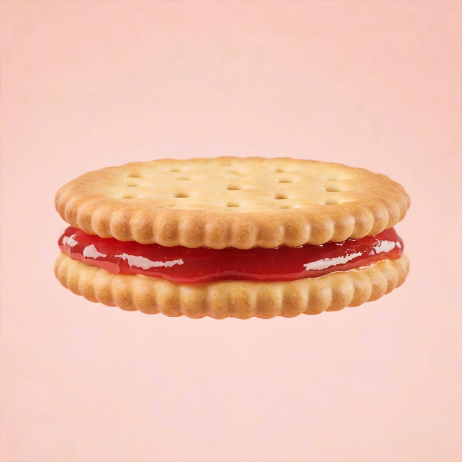 Fruit biscuit commercial · 参照画像 · image1