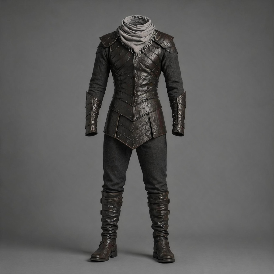 Reference-image edit, medieval duel · 参照画像 · image3 light clothes