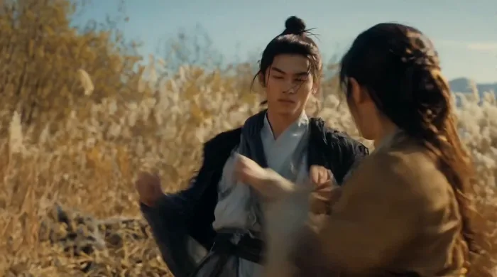 Wuxia Duel — Character Sheets on a Reed Marsh
