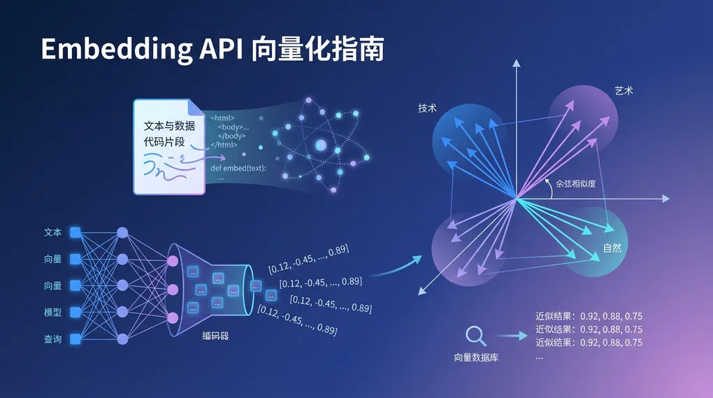 Embedding API 向量化完全指南：RAG 开发必备的模型选型与实战（2026）